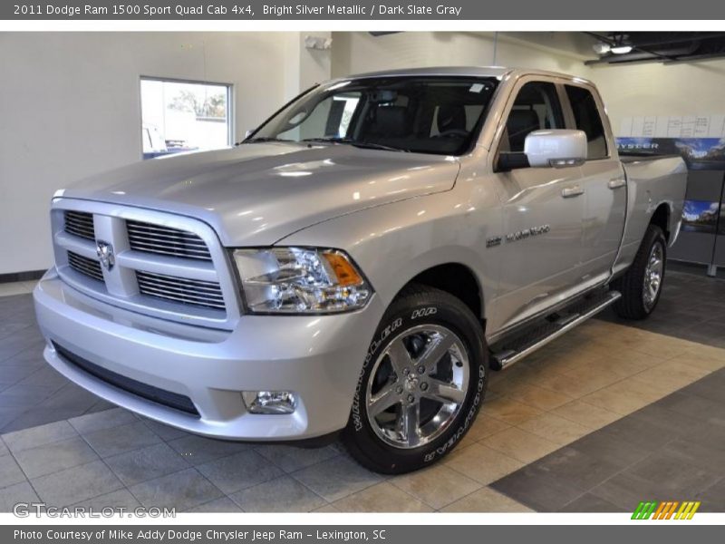 Front 3/4 View of 2011 Ram 1500 Sport Quad Cab 4x4