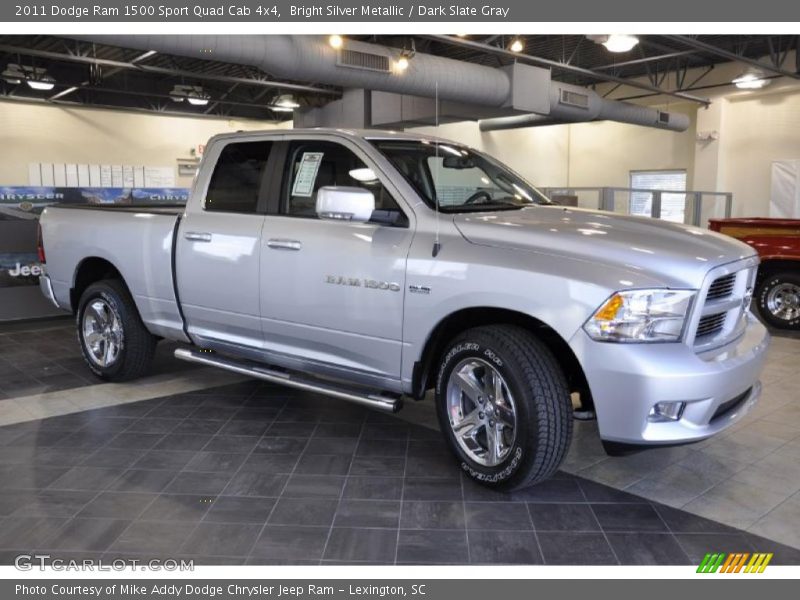  2011 Ram 1500 Sport Quad Cab 4x4 Bright Silver Metallic
