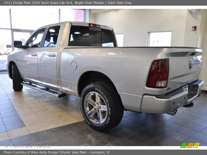 Bright Silver Metallic / Dark Slate Gray 2011 Dodge Ram 1500 Sport Quad Cab 4x4