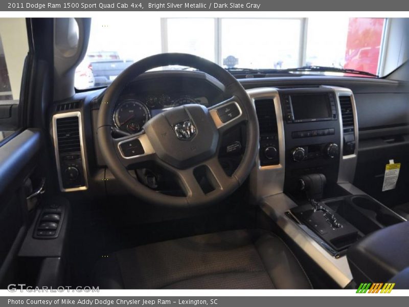 Bright Silver Metallic / Dark Slate Gray 2011 Dodge Ram 1500 Sport Quad Cab 4x4