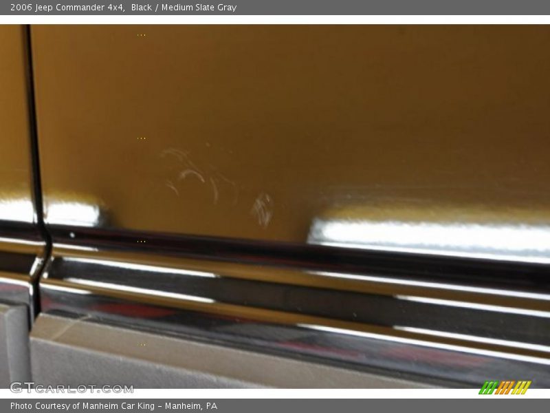 Black / Medium Slate Gray 2006 Jeep Commander 4x4