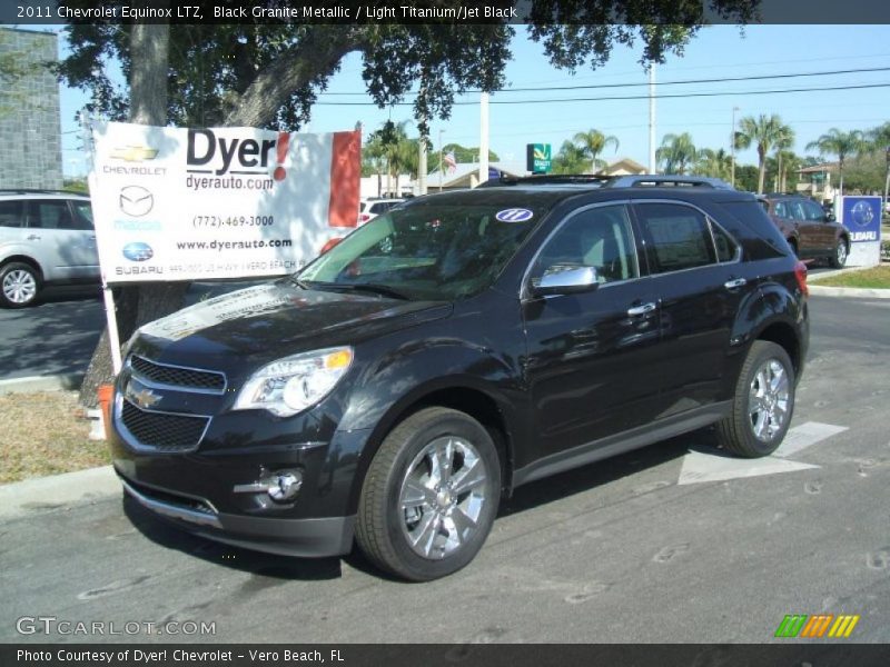 Black Granite Metallic / Light Titanium/Jet Black 2011 Chevrolet Equinox LTZ