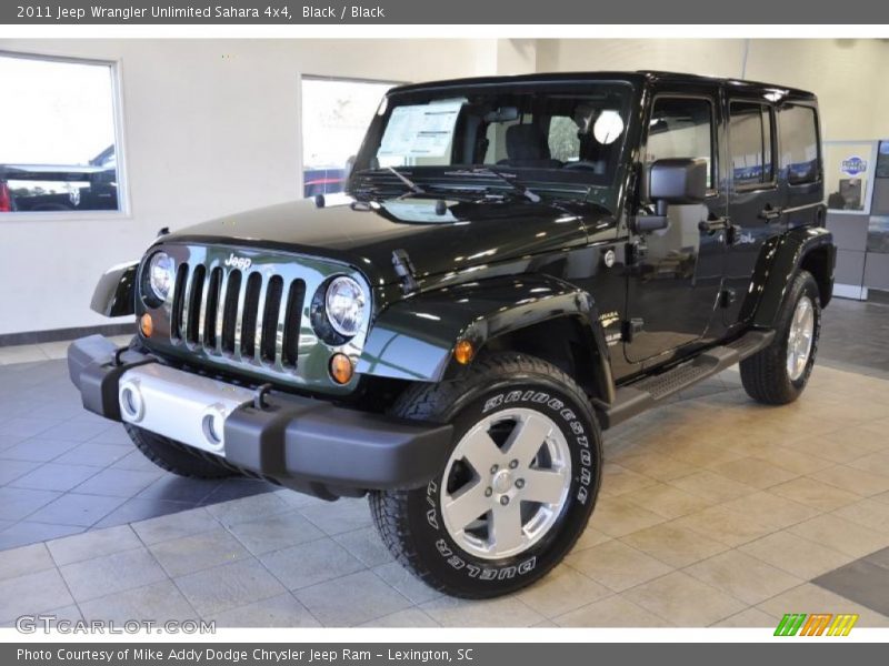 Black / Black 2011 Jeep Wrangler Unlimited Sahara 4x4