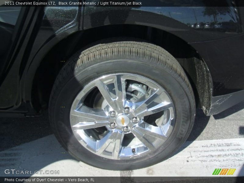 Black Granite Metallic / Light Titanium/Jet Black 2011 Chevrolet Equinox LTZ