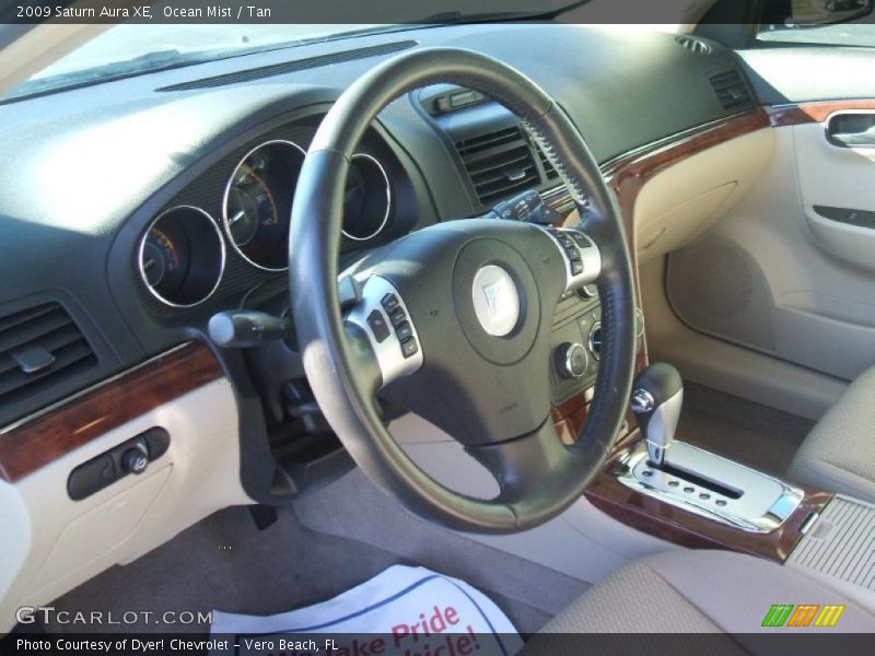 Ocean Mist / Tan 2009 Saturn Aura XE