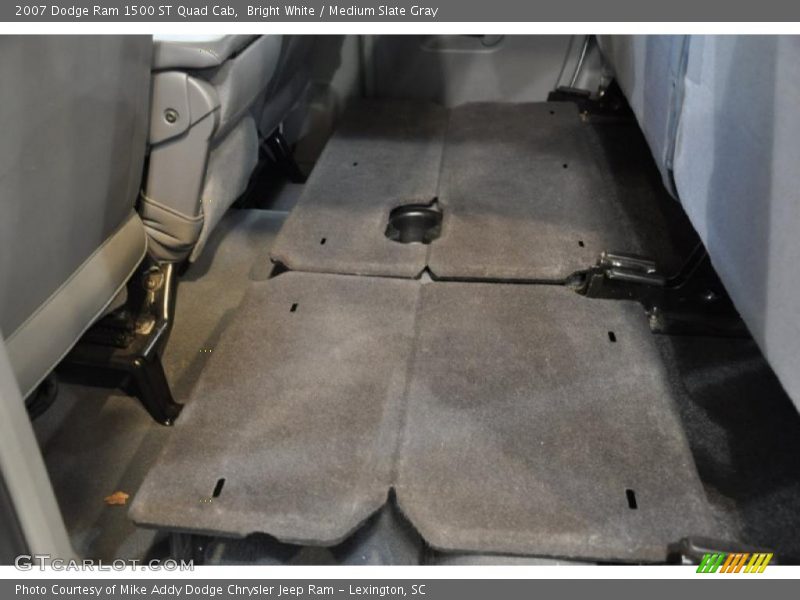Bright White / Medium Slate Gray 2007 Dodge Ram 1500 ST Quad Cab