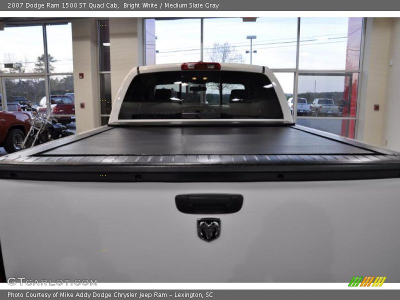 Bright White / Medium Slate Gray 2007 Dodge Ram 1500 ST Quad Cab