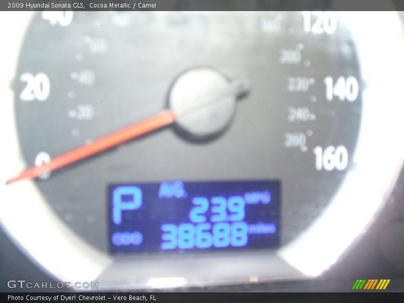 Cocoa Metallic / Camel 2009 Hyundai Sonata GLS