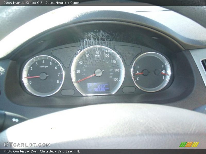 Cocoa Metallic / Camel 2009 Hyundai Sonata GLS