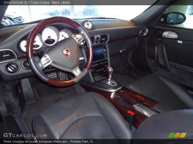  2009 911 Turbo Coupe Black Interior