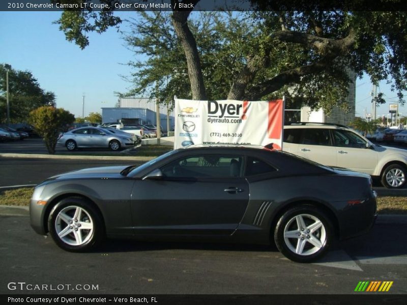 Cyber Gray Metallic / Black 2010 Chevrolet Camaro LT Coupe