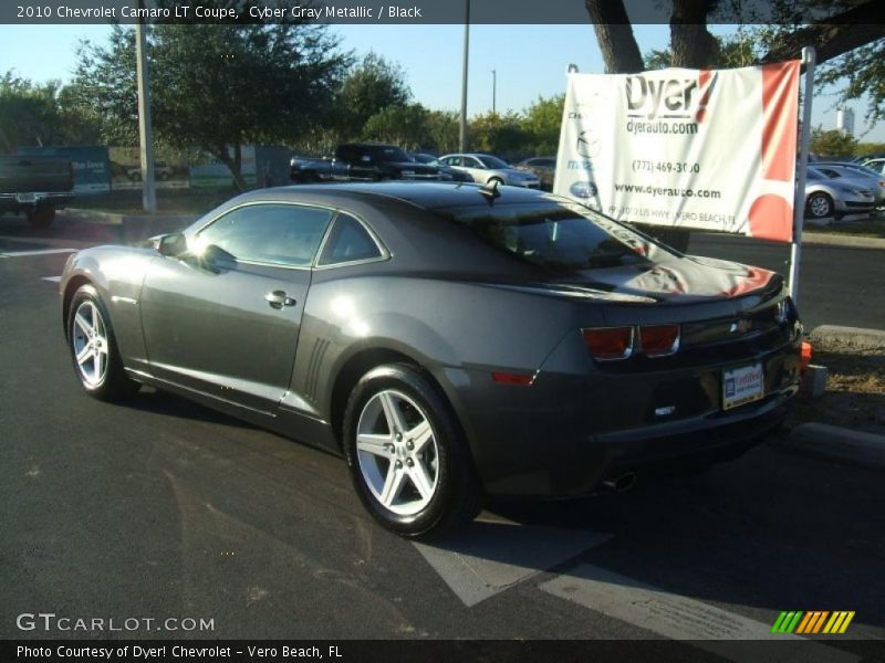Cyber Gray Metallic / Black 2010 Chevrolet Camaro LT Coupe