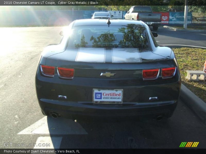 Cyber Gray Metallic / Black 2010 Chevrolet Camaro LT Coupe