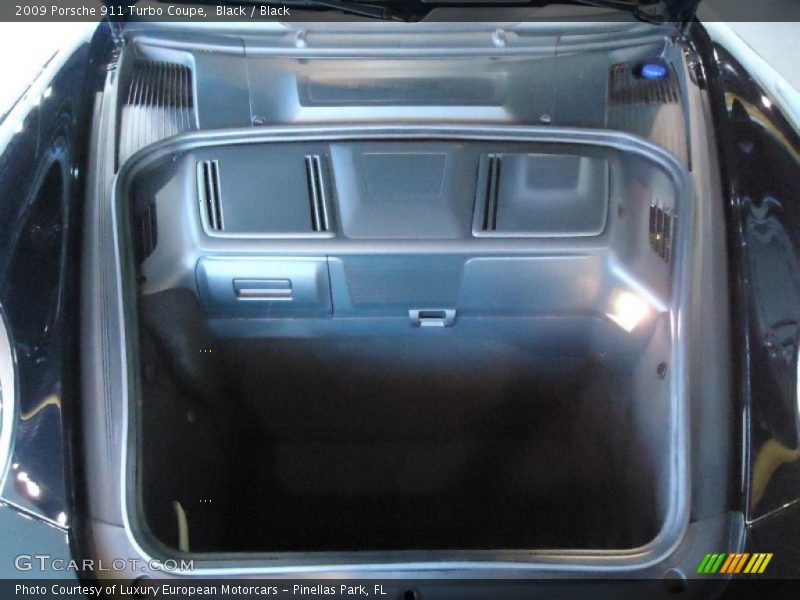 Black / Black 2009 Porsche 911 Turbo Coupe