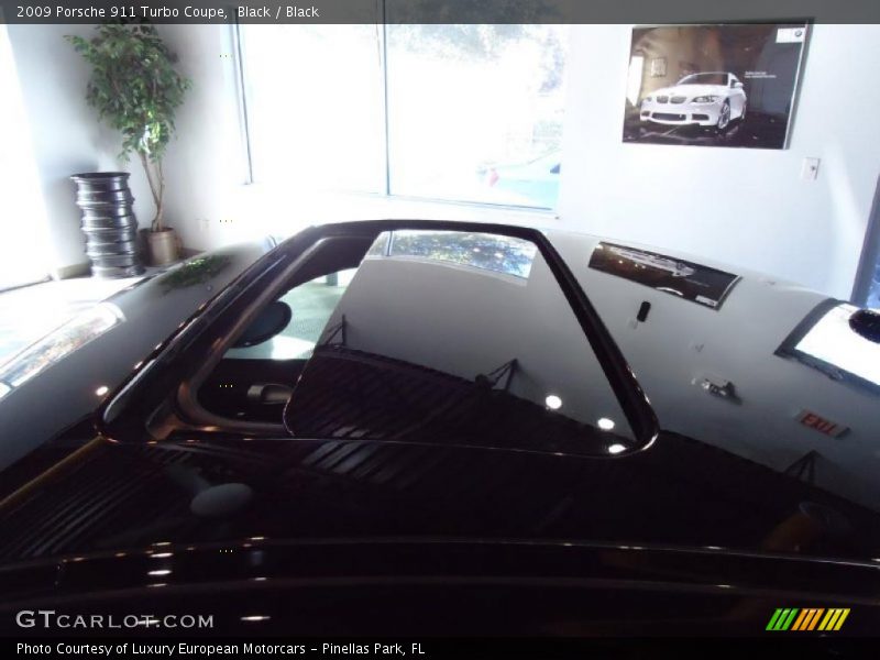 Black / Black 2009 Porsche 911 Turbo Coupe