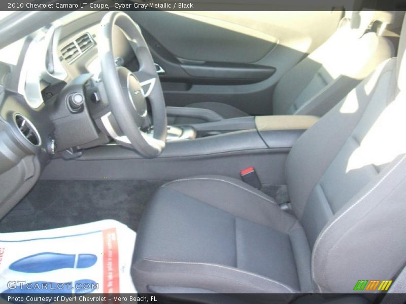 Cyber Gray Metallic / Black 2010 Chevrolet Camaro LT Coupe