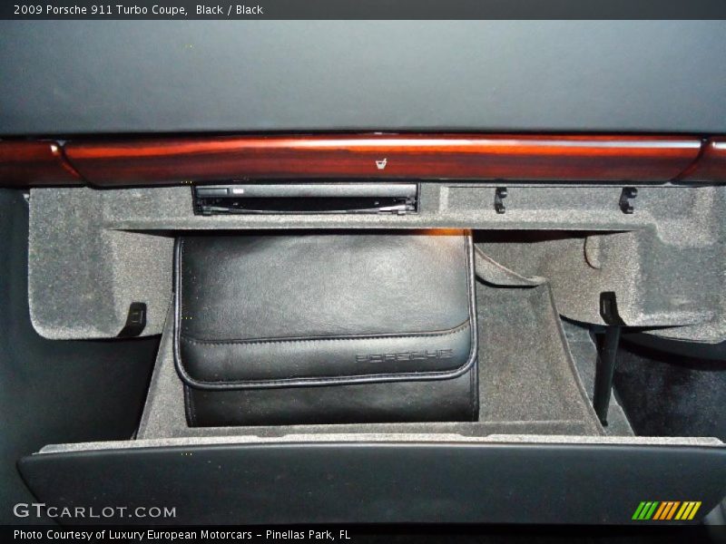 Black / Black 2009 Porsche 911 Turbo Coupe