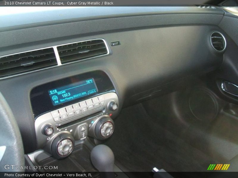 Cyber Gray Metallic / Black 2010 Chevrolet Camaro LT Coupe
