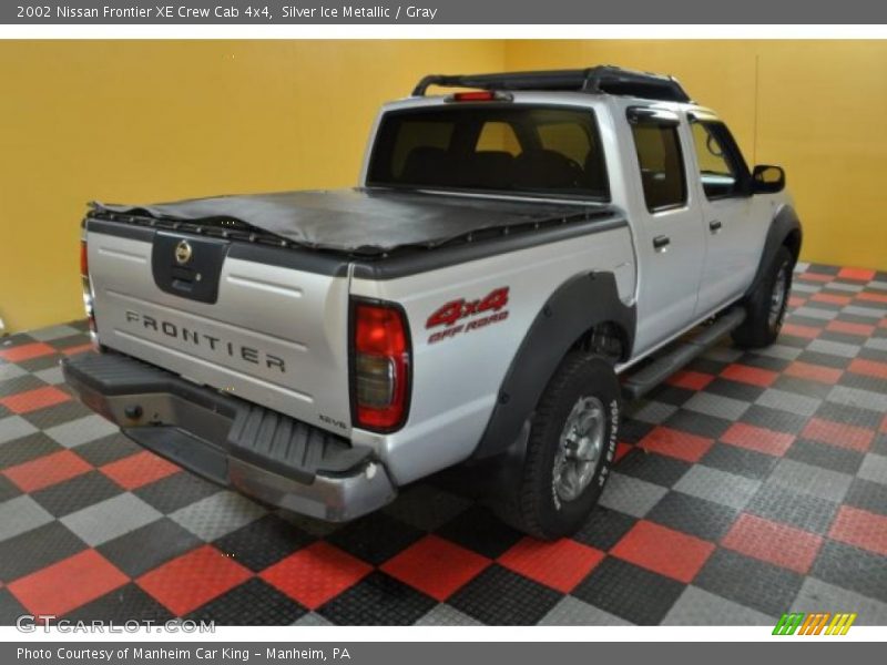 Silver Ice Metallic / Gray 2002 Nissan Frontier XE Crew Cab 4x4