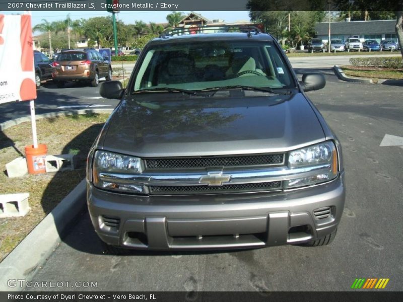 Graystone Metallic / Ebony 2007 Chevrolet TrailBlazer LS