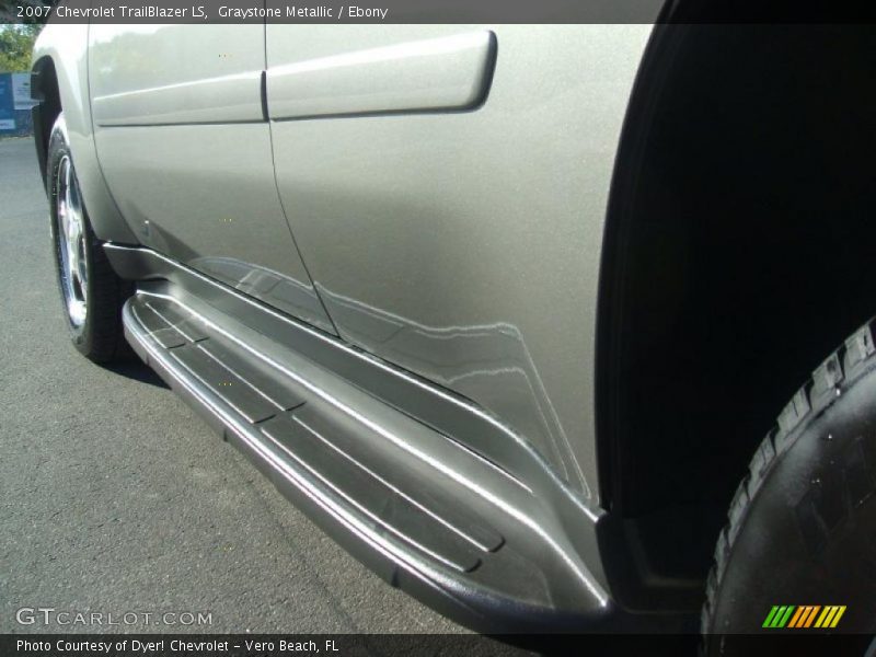 Graystone Metallic / Ebony 2007 Chevrolet TrailBlazer LS