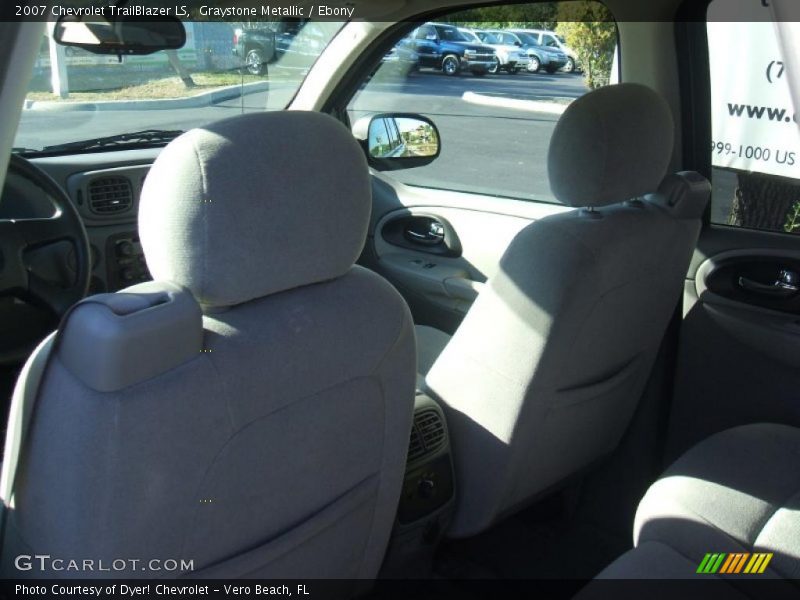 Graystone Metallic / Ebony 2007 Chevrolet TrailBlazer LS