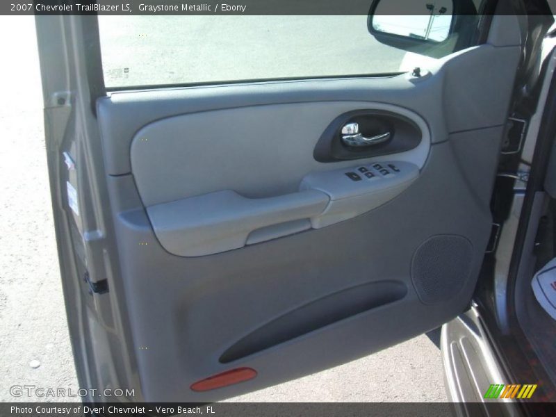Graystone Metallic / Ebony 2007 Chevrolet TrailBlazer LS