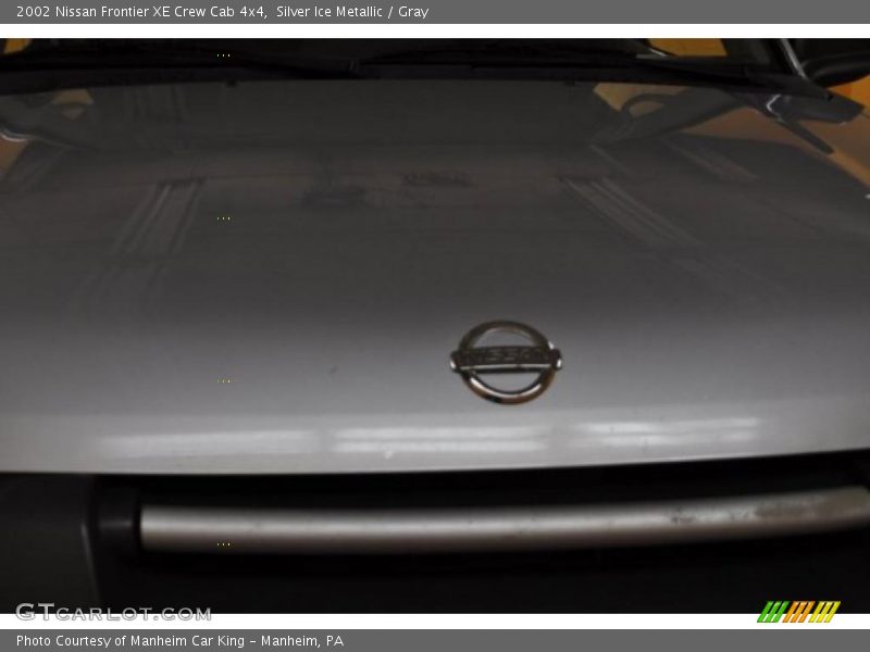 Silver Ice Metallic / Gray 2002 Nissan Frontier XE Crew Cab 4x4