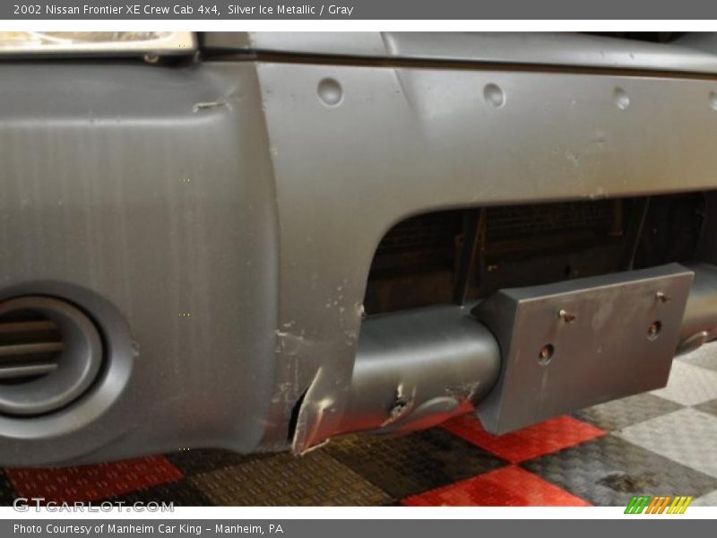 Silver Ice Metallic / Gray 2002 Nissan Frontier XE Crew Cab 4x4