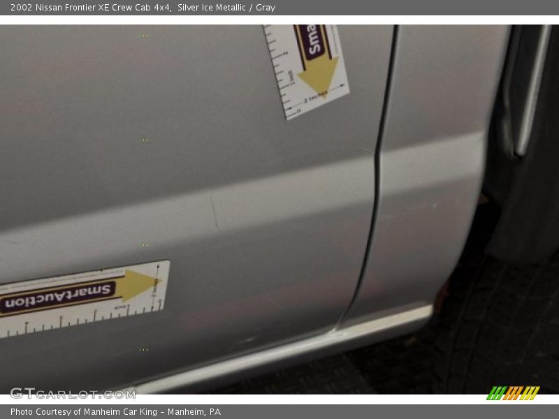 Silver Ice Metallic / Gray 2002 Nissan Frontier XE Crew Cab 4x4