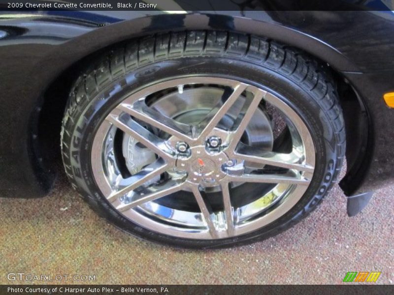Black / Ebony 2009 Chevrolet Corvette Convertible