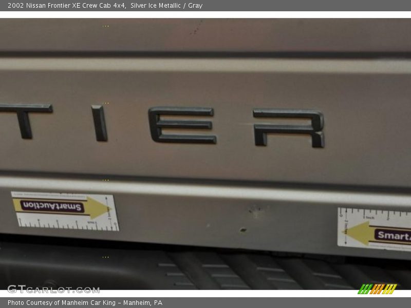 Silver Ice Metallic / Gray 2002 Nissan Frontier XE Crew Cab 4x4