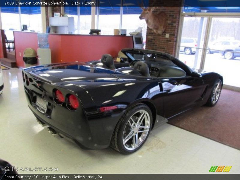 Black / Ebony 2009 Chevrolet Corvette Convertible
