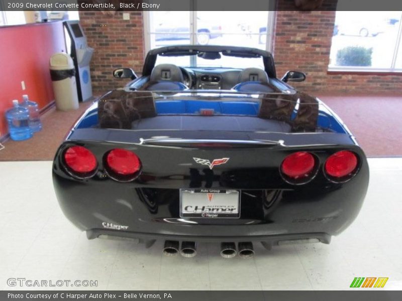Black / Ebony 2009 Chevrolet Corvette Convertible