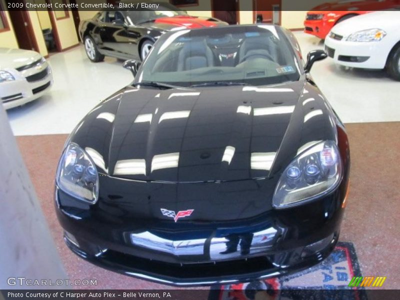 Black / Ebony 2009 Chevrolet Corvette Convertible