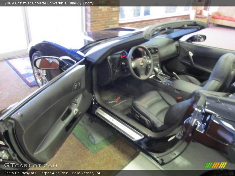Black / Ebony 2009 Chevrolet Corvette Convertible