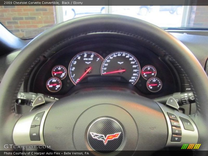Black / Ebony 2009 Chevrolet Corvette Convertible
