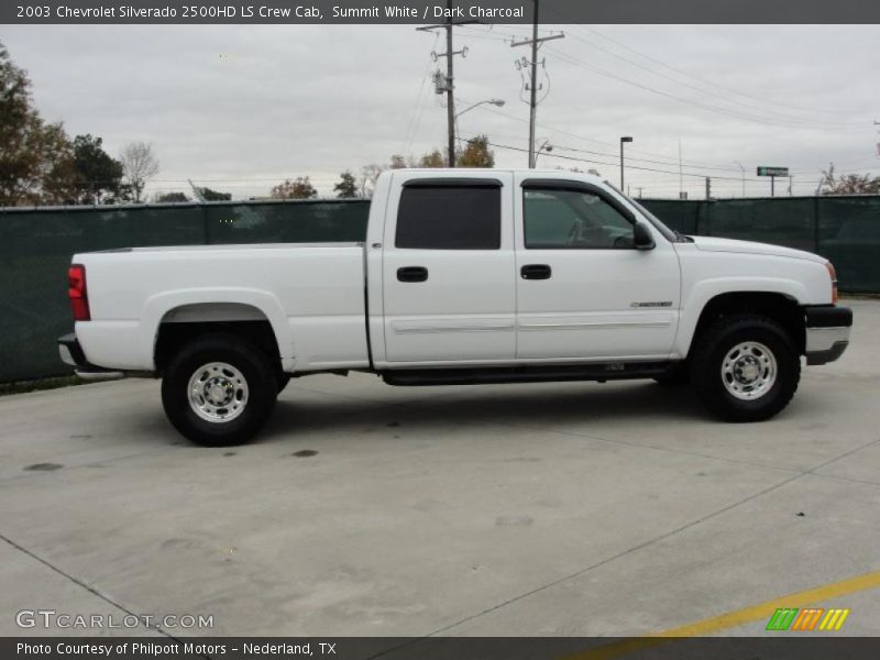 Summit White / Dark Charcoal 2003 Chevrolet Silverado 2500HD LS Crew Cab