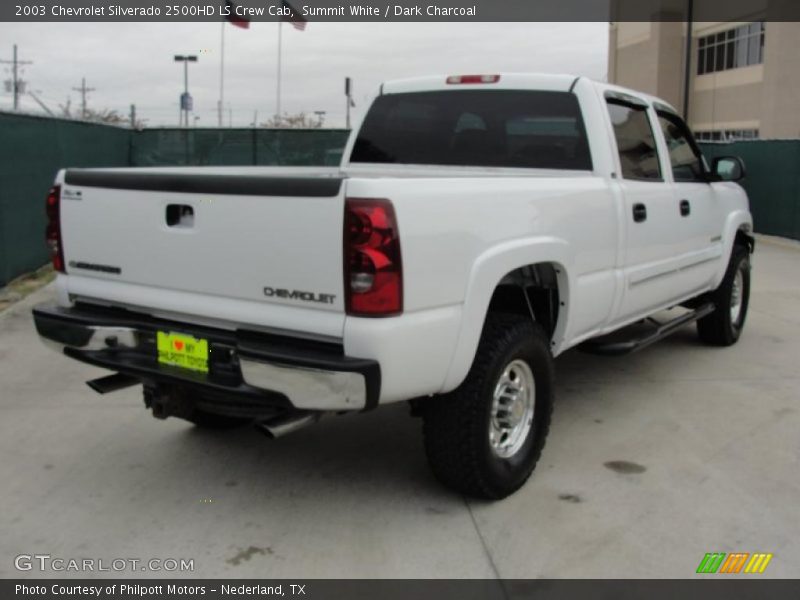 Summit White / Dark Charcoal 2003 Chevrolet Silverado 2500HD LS Crew Cab