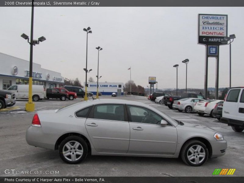 Silverstone Metallic / Gray 2008 Chevrolet Impala LS