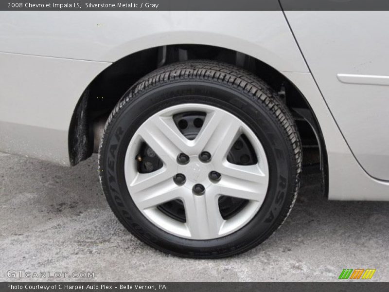 Silverstone Metallic / Gray 2008 Chevrolet Impala LS