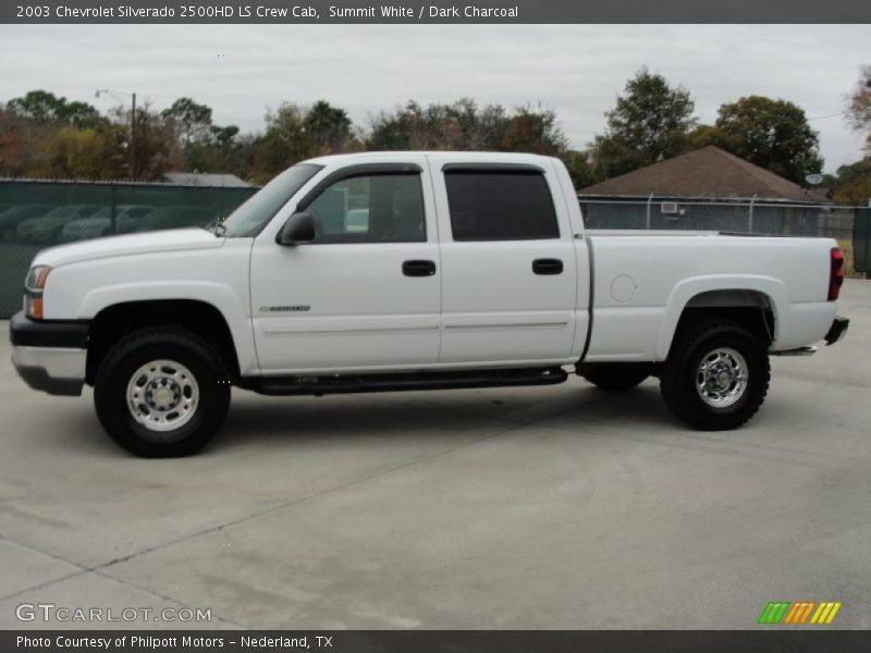 Summit White / Dark Charcoal 2003 Chevrolet Silverado 2500HD LS Crew Cab