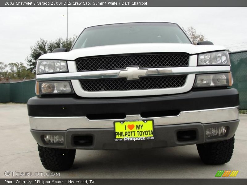 Summit White / Dark Charcoal 2003 Chevrolet Silverado 2500HD LS Crew Cab