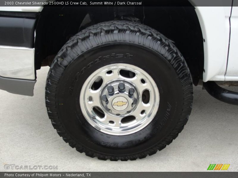 Summit White / Dark Charcoal 2003 Chevrolet Silverado 2500HD LS Crew Cab