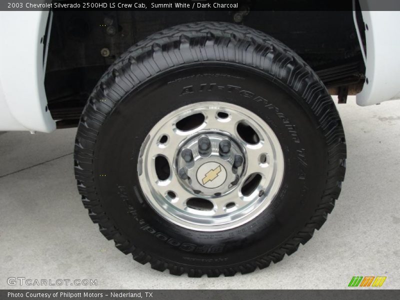 Summit White / Dark Charcoal 2003 Chevrolet Silverado 2500HD LS Crew Cab