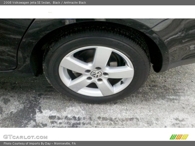 Black / Anthracite Black 2008 Volkswagen Jetta SE Sedan