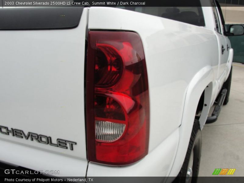 Summit White / Dark Charcoal 2003 Chevrolet Silverado 2500HD LS Crew Cab