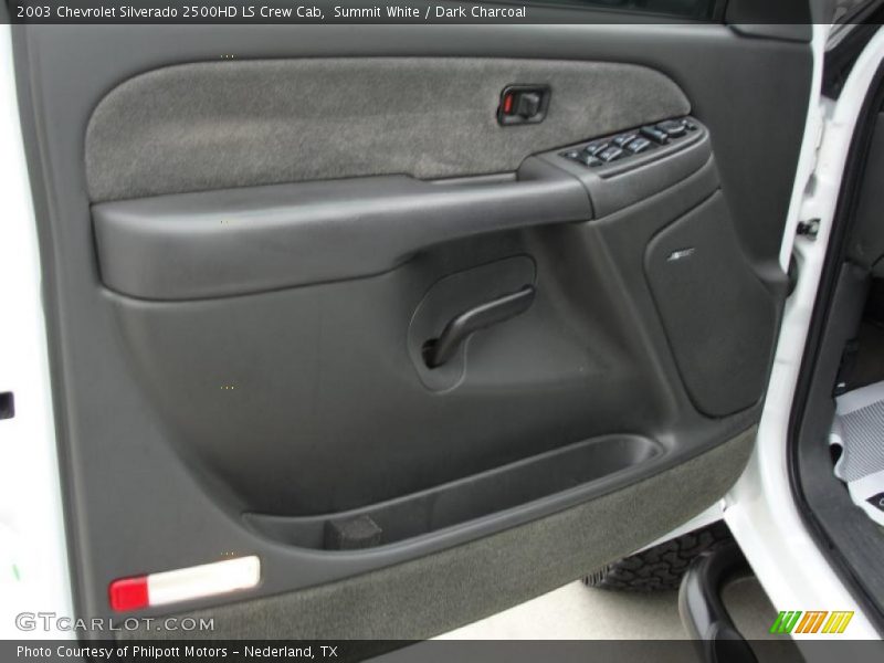 Summit White / Dark Charcoal 2003 Chevrolet Silverado 2500HD LS Crew Cab