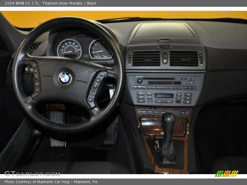 Titanium Silver Metallic / Black 2004 BMW X3 2.5i