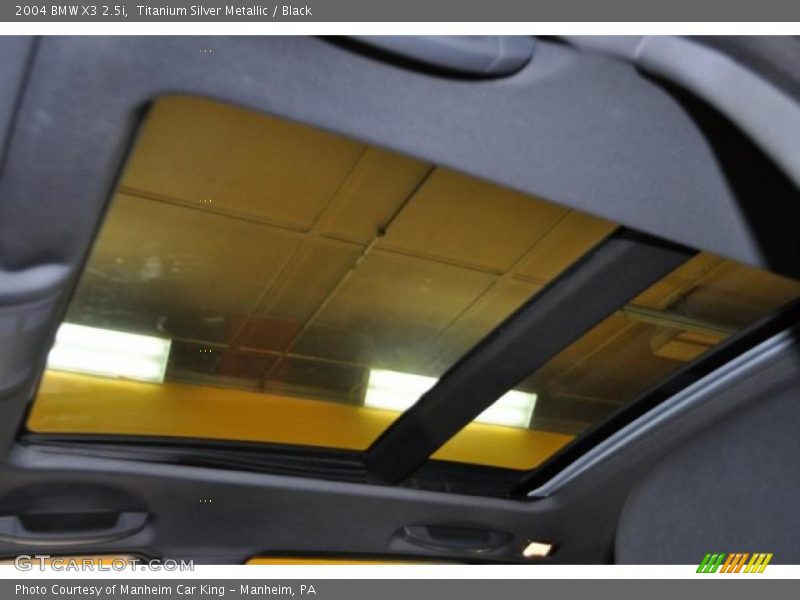 Titanium Silver Metallic / Black 2004 BMW X3 2.5i